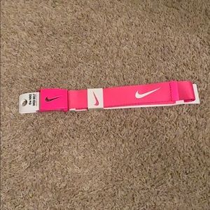 Pink Nike Belt